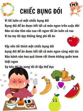 Chiếc Bụng Đói #nhacthieunhi #babytiktok #hibooks #xuhuong #meyeucon 