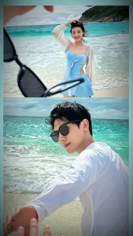 Đi biển thôi 😚🥰#chunhatvibachhandi #bachhandi #chunhatvi #baizinyi #zhuyiwei #白昕怡朱一未 #白昕怡 #朱一未 
