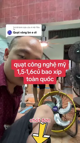Trả lời @A Hải Tiền Tạ  #quạtthổisàn 4 số 5 cánh siêu mạnh cánh kim loại êm gió  