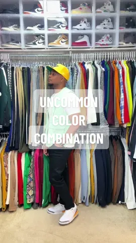 Mix and match the color wheel in your outfits.  Might find one you like.  #colorcombos #outfitideas #colorwheel #colorwheelchallenge #styletips #OOTD #jordan3 #jordan #streetwear 
