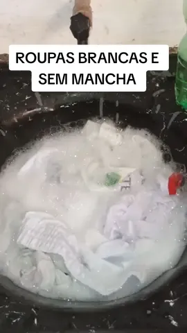 ROUPAS BRANCAS E SEM MANCHA #tiktokreceita #tiktokreceita #receitafacil 