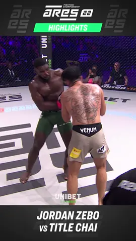 An ultra-tense face-off between two warriors who gave nothing away ⚔️, and it was Jordan Zebo who came out on top by split decision. 👏 #ARES22 #ARES #mma 