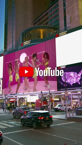 This is so cool!! Ahhh thank you @YouTube Music #newyork #timessquare 