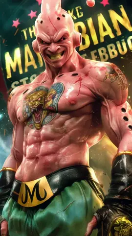 ¡Desatando la bestia interior! 💪🔥 Majin Buu listo para dominar el escenario con su fuerza bruta y estilo feroz.  #MajinBuu #dragonball #wallpaper #dragonballz 