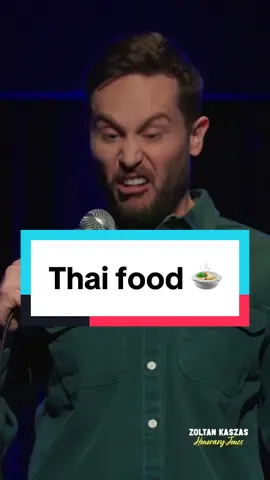 I traveled all the way to Thailand to realize I don’t like Thai Food 🍲 My new special ‘Honorary Jones’ is out now on my YT channel📺 (link in bio) #thaifood #thai #thailand #standupcomedy #funny 