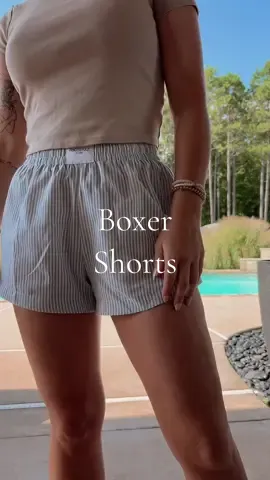 There baaaaack… would you wear em?! #boxershorttrend #SummerFashion #summeroutfit #shorts #styleinspo #fashion 