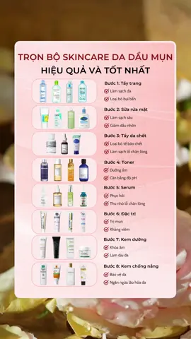 Trọn bộ skincare cho da dầu mụn hiệu quả và tốt nhất #zoireview #xuhuong #goclamdep #beautytips #skincare #dadaumun 