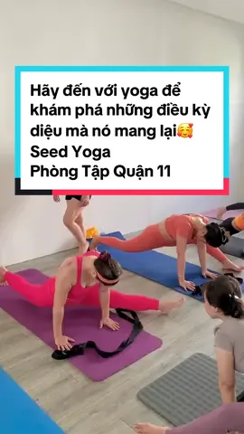Hãy đến với yoga để khám phá những điều kỳ diệu mà nó mang lại🥰