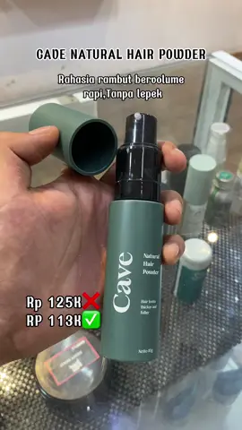 Sulusi atasi rambut lepek👆#cave #cavenaturalhairpowder #cavehairpowder #hairpowder 