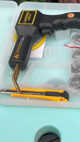 Máy hàn nhựa, dễ dàng sử dụng, nhiều loại đinh khác nhau #mayhannhua #mayhannhiet #mayhannhuadinhghim #mayhannhuacamtay 