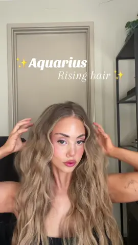 Aquarius rising   HAIR AND MAKEUP BASED ON MY STAR SIGNS ✨ ##aquariuszodiac##aquariusrising##aquariusrisingmakeup