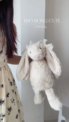 Cute xỉu luôn ó 🐰✨ #xuhuong #xuhuongtiktok #trend #trending #viral #review #hgreview #gaubong #thobong #jellycat #jellycats 