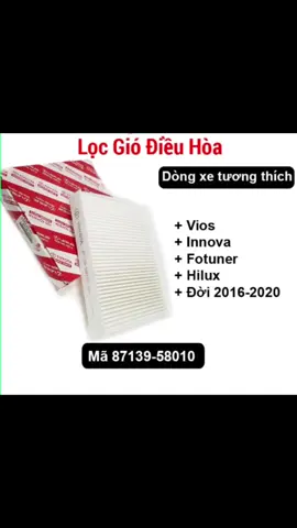 Lọc gió các loại #phutungoto #xuhuong #xuhuongtiktok #locgio 