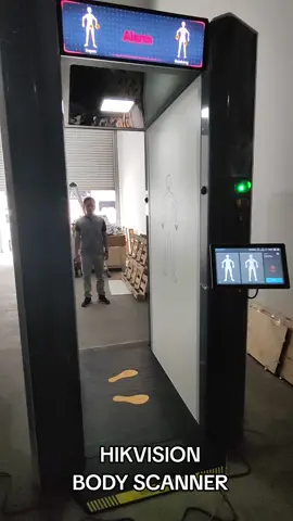 Hikvision Body Scanner / Millimeter Wave Security Inspection System #hikvision  #metaldetecting  #hikvisioncctv 