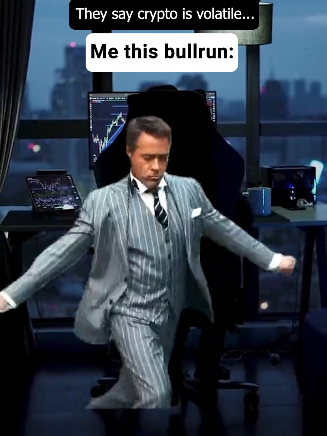 🎶Vibin the Volatility #iykyk #cryptomemes#fyp #crypto