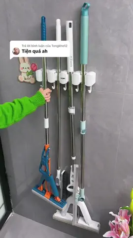 Trả lời @Tongkho12 Móc treo cây lau nhà tắm treo quá là tiện ích🥰