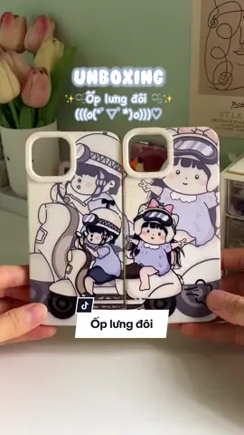 Ốp lưng cặp đôi dễ thương lắm mí ông mí bà ui #oplung #oplungdienthoai #oplungiphone  #fyp #foryou #xuhuong #unboxing #unbox #review #viral #goclamdep #trending #couple 
