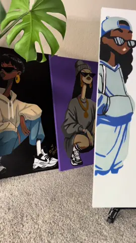 What im working on next. This will be on etsy too  #blackartist #blackgirltiktok #fyp #dopeartist #art #painting #dopeart #artwork #blackartists #blackwomenoftiktok #streatwear #cartoon #90saesthetic #blackart 