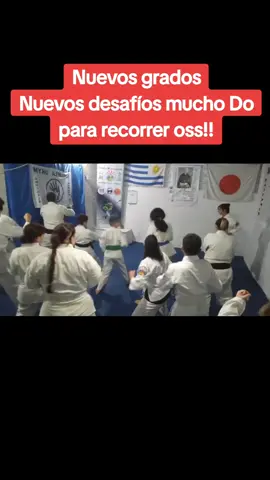 Nuevos grados Nuevos desafíos mucho Do para recorrer oss!!#ukym #viral #shotokankarate 