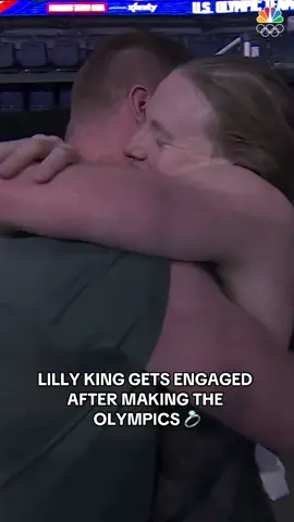 Olympic Ring(s) 💍  📺: @NBC & @Peacock  #mtusa #swimming #swimtrials24 #teamusa #lillyking #olympics #parisolympics #engaged #gettingmarried 