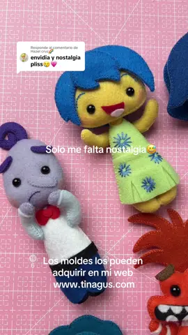 Respuesta a @Hazel cruz🌈  Para las que me consultan, los moldes y el paso a paso los pueden comprar directamente en la web #intensamente #insideout #alegria #ansiedad #envidia #tristeza #insideout2 