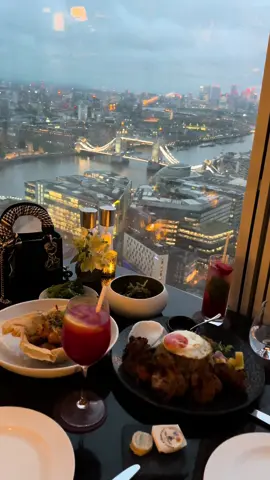 📍The Shard (Shangri-La) London. Most fabulous experience with amazing views of London.                                       #fyp #5star #shard #dinner #londonhotspots #views #halal #restaurant 100% recommend for a special occasion. Food & service was just perfect. Shout out to our  waiter Yaseen. 