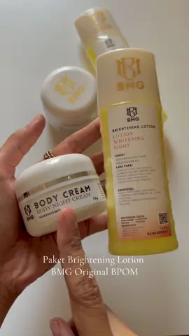 BMG ORIGINAL BPOM BRIGHTENING LOTION #bmgoriginal #bmg #lotionpencerahbpom #ExtraTrafficWeek #TTSBelanjaHemat 