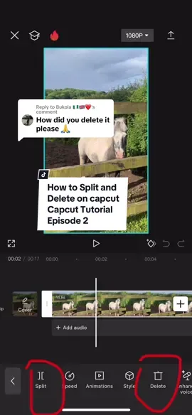Replying to @Bukola 🇳🇬🇬🇧❤️ HOW to SPLIT AND DELETE A CLIP ON CAPCUT #nigeriansinuk🇳🇬🇬🇧 #CapCut #capcuttutorial☺️ 