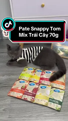 Pate Snappy Tom Trái Cây Gói 70g Nhập Khẩu Thái Lan Đến ngay Bún Bò Petshop - 207A Nơ Trang Long, Bình Thạnh nhé cả nhà yêu ❤️ #bunbopet #petshop #cat #catfood #patechomeo #catlover #LearnOnTikTok 