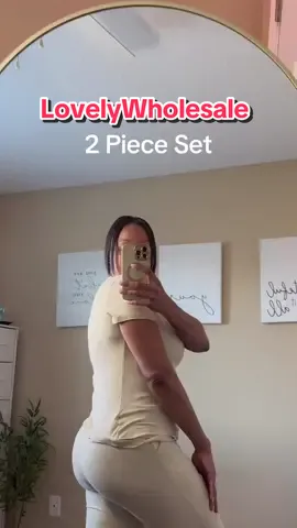 I love this 2 piece set. Thank you @Lovely wholesale @LovelyWholesale Shop #fyp #tiktokmademebuyit #lovelywholesale #lovelywholesale_official 