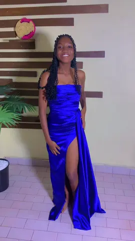 Our prom queen Hadassah. She said I love my outfit this was what I exactly wanted 💙💙🔥. #designer #prom #promdress #prom2024 #style #tiktoksalone🇸🇱fyp #fashion #OOTD #tiansclosetfreetown #sierraleonetiktok🇸🇱 #fashionstyle 