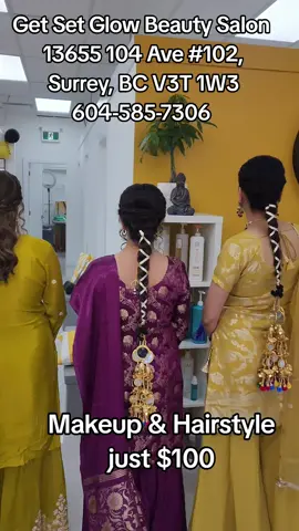#getsetglowbeautysalon #surreycentral #salon #surrey #makeup #hairstyle ❤️ 📞604-585-7306 
