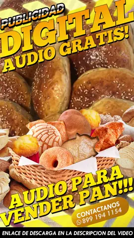 🎉🎬 ¡No te pierdas este increíble video! 🍞✨🎧 En BrandIdeas, tu agencia de publicidad digital, hemos creado un spot de audio GRATIS para que los vendedores de pan casero puedan perifonear y atraer más clientes. 🥖📢 Dale play y descubre cómo nuestra creatividad puede ayudarte a destacar. 🚀👀 #PublicidadDigital #PanCasero #brandideas  🌟 ¡No te lo pierdas! 🌟