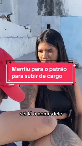 Mentiu para o patrão para subir de cargo!#indireta #viral #viraltiktok #dramatiktok #novelinhastiktok #favela #drama #viralvideo #comedia 