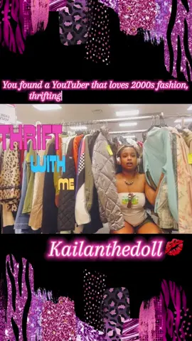 Video is out now !! #itgirl #2000s #00sfashion #trashyy2k #mcbling #blackgirlfashion #outfitinspo #thrifthaul #thriftedfashion #youtube #fashionyoutuber 