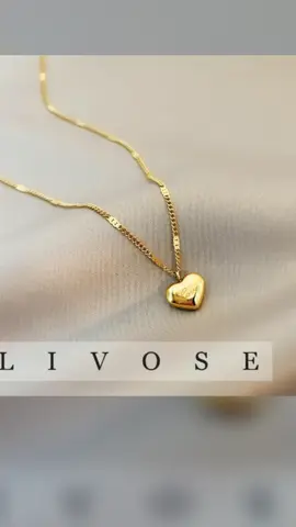 Kalung Keluli Tahan Karat Cinta Emas Wanita, Livose, Aksesori Fesyen, Mewah Mampu Milik, Sesuai untuk Hadiah Hari Jadi, Kotak Pembungkusan Percuma, A8125 #fyp #tiktokmalaysia #racuntiktok #malaysia