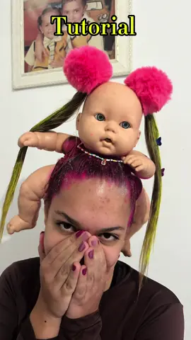 TUTORIAL DE CABELO MALUCO DE BONECA🤪✨❤️ #cabelomaluco #cabelomaluconaescola #diadocabelomaluco #cabelomalucodeboneca #tutorialcabelomaluco #dicascabelomaluco #fyp #fy 