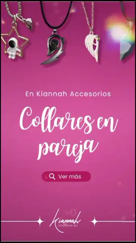✨ ¡Descubre los collares en pareja de Kiannah Accesorios! ✨ Diseñados para celebrar tu amor y conexión especial. 💖 Perfectos para parejas que quieren llevar su vínculo siempre cerca del corazón. 💞  #KiannahAccesorios #CollaresEnPareja #AmorEterno #estilounico #emprendedores #emprendimiento #online #ecomerce #enviosnacionales #envios #contraentrega #paratiiiiiiiiiiiiiiiiiiiiiiiiiiiiiii #aniversario #pedidos #tiendavirtual #collares #collaresdepareja #pareja #parejasgoals 