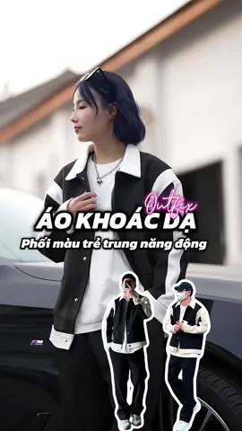 Áo khoác dạ phối màu trẻ trung năng động #viralvideo #áo #aokhoac #aokhoacnam #goclamdep #LearnOnTikTok 