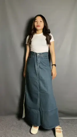 bagus bgt roknya🥰😍#rokjeans #jiniso #jinisoemangkeren #highwaistjeans #baggyjeans  