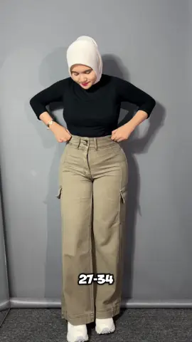 cargo pants muat sampai bb 80 kg 💓 #cargopants #cargojeans #jeanshighwaist #celanacargo #kulotjeans #jiniso 