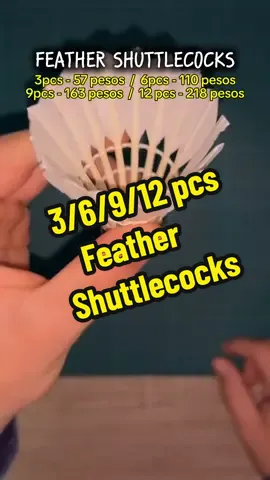 Kung badminton Player ka Need mo nito habang vacation pa and magagamit mo narin sa intrams Kasi may 12 pcs sya✨ #shuttlecocks #shuttlecock  #badminton #badmintonplayer 