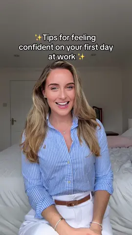 Tips for your first day at work 🥂💻 #newjob #careertips #confidencetips #corporate 