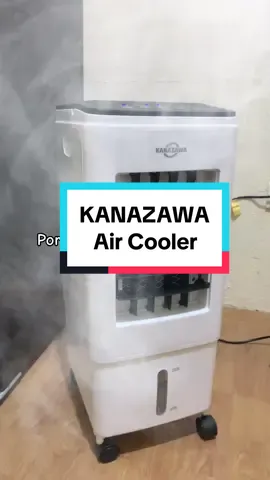 Stay cool all with Kanazawa Air Cooler 6L water tank, remote control, and with FREE 4 bottle ice crystals! Beat the heat effortlessly. ☀️❄️ #KANAZAWA #AirCooler #BeatTheHeat 