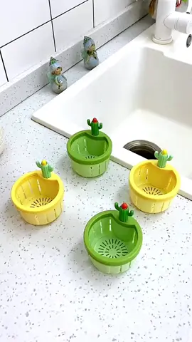 #好物分享 #仙人掌沥水篮 #水槽过滤网 