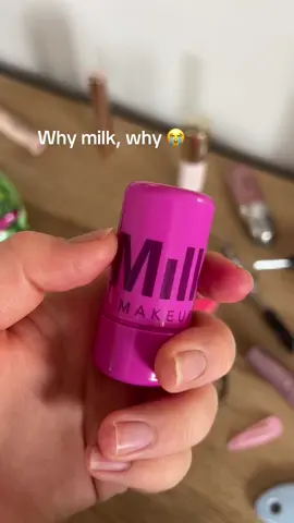 My day was going well until it broke in half 🥲😭😭 #milkmakeup #makeup #blush @milkmakeup 