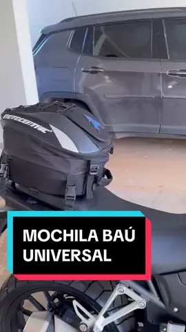 Link na bio PRODUTO NUMERO #01  Serve em qualquer moto #cb500x #cb500xazul #mochilabau #baudemoto #mochilademoto 
