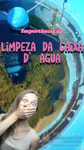 Alerta de atenção a saude - Limpeza caixa d’agua #saude 