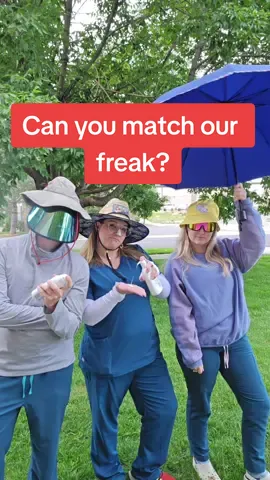EVERYONE should match OUR freak.  IB: @Victoria Mortensen  #matchmyfreak #dermatologist #skincare #sunscreen #spf #sunprotection #comedy #seekshade 