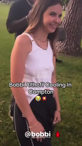 Im Crying 😭 She’s Comfy! #bobbialthoff #fyp #yg #compton 